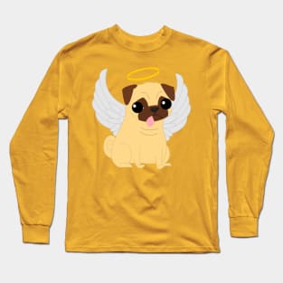 Angel Pug Long Sleeve T-Shirt